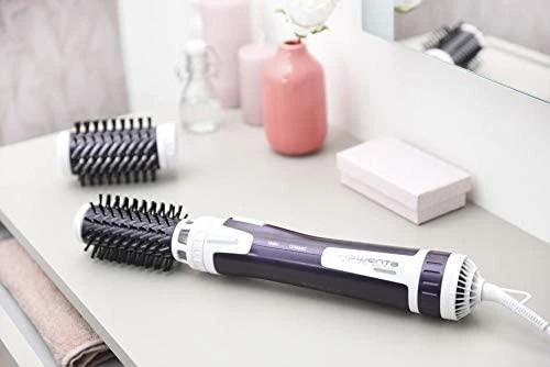 Besisukantis plaukų šepetys Rowenta Active Voume&Shine + lokówka CF 9530 Active ( 1000 W , Violetinė )
