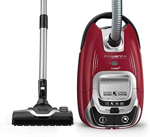 ROWENTA Silence Force Allergy+ – dulkių siurblys raudonas