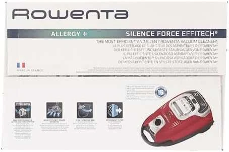 ROWENTA Silence Force Allergy+ – dulkių siurblys raudonas