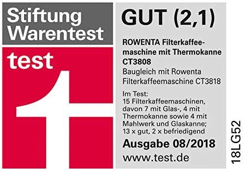 Rowenta Thermo Lašelinis kavos aparatas 1,25 L Pusiau automatinis