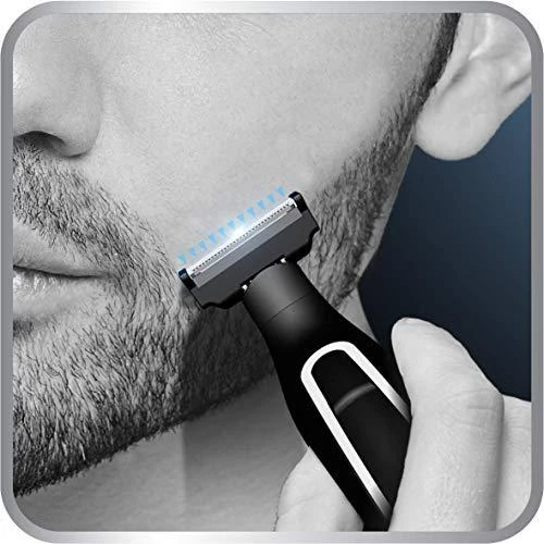 Rowenta Forever Sharp TN6000 barzdos kirpimo mašinėlė „Wet & Dry“ Juoda, Sidabras