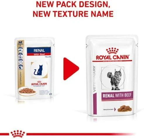Royal Canin RC VD Cat Renal jautiena 85g konservuotas pašaras katėms