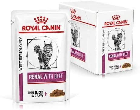 Royal Canin RC VD Cat Renal jautiena 85g konservuotas pašaras katėms