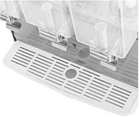 Royal Catering Trigubas aušinamas sulčių ir gėrimų dozatorius, 3 x 10 l, 320 W
