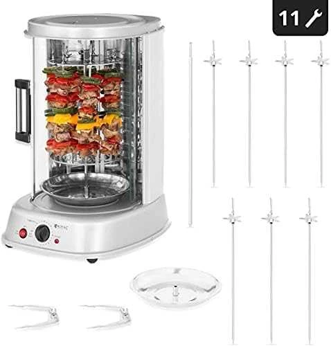 MINI skrudintuvo kepsninė kebabui, giroskopui, daržovėms, vertikali, 3in1, 1800W Royal Catering RCGV-1800-1