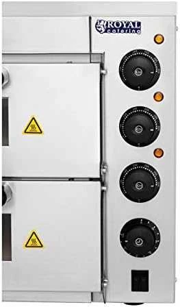 Profesionali dviguba picos orkaitė 2 x 40cm 3000W 230V Royal Catering