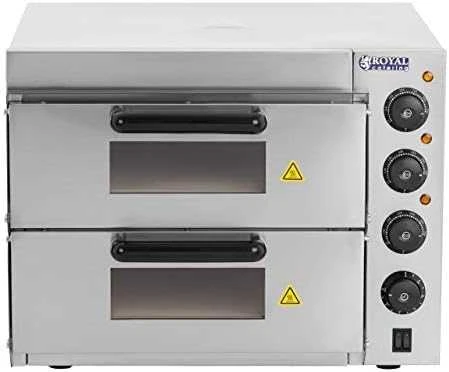 Profesionali dviguba picos orkaitė 2 x 40cm 3000W 230V Royal Catering