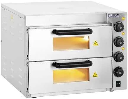 Profesionali dviguba picos orkaitė 2 x 40cm 3000W 230V Royal Catering