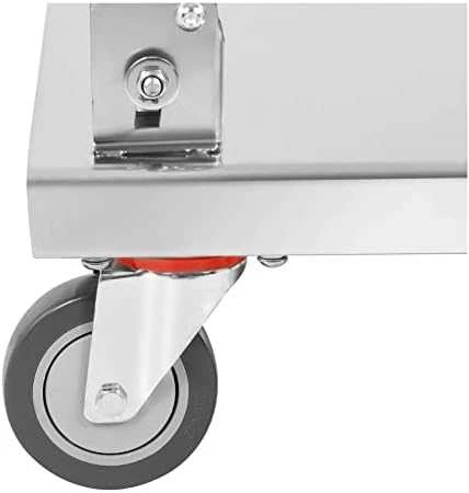 Royal Catering Sulankstomas plieno platforminis vežimėlis HoReCa platforma 70x52cm