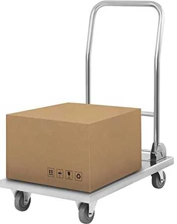 Royal Catering Platforminis sandėlio transportavimo vežimėlis su sulankstoma rankena iki 400 kg RCFT-1.1