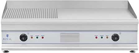 Royal Catering Elektrinis grilis 230V dvigubas didelis griovelis 100cm