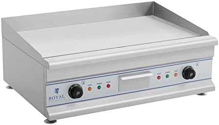 Royal Catering Didelės dvigubos kepsninės, maitinamos 230V, 75cm