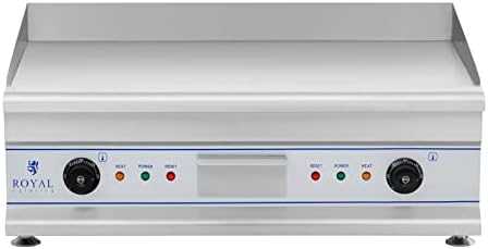 Royal Catering Didelės dvigubos kepsninės, maitinamos 230V, 75cm