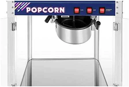 Profesionalus efektyvus kukurūzų spragėsių aparatas 1350W 8 oz Royal Catering RCPR-1350