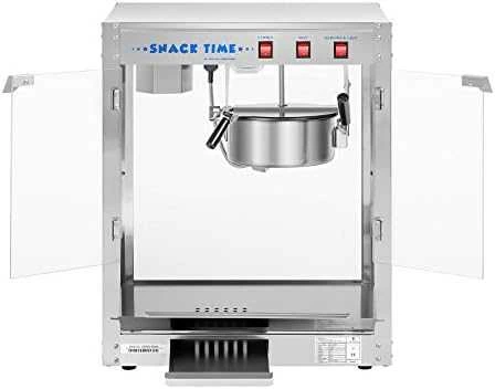 Royal Catering Profesionali popcorno gaminimo mašina 230V 1350W, skaidri/sidabro