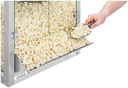 Royal Catering Profesionali popcorno gaminimo mašina 230V 1350W, skaidri/sidabro