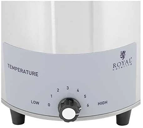 Royal Catering Sauce šildytuvas elektrinis su pompos dozatoriumi 3,3l 550W