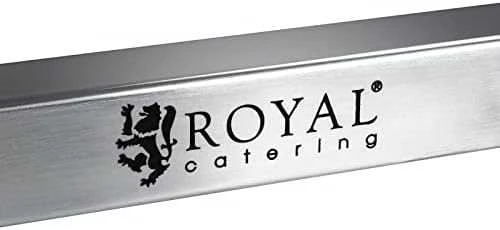 Royal Catering 3 lentynų padavėjo vežimėlis iš nerūdijančio plieno
