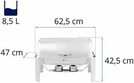 Royal Catering Buffet bain-marie šildytuvas tepamiems patiekalams GN 1/1 8,5 l