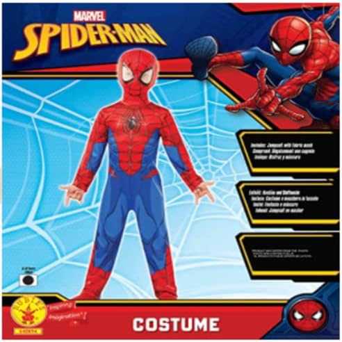 Rubies Karnavalinis kostiumas Marvel Spiderman Raudon kostiumo puošni suknelė 110-116 cm (5-6 metai)