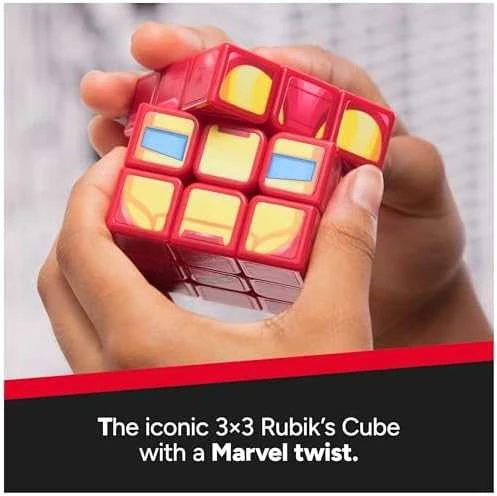 Spin Master Rubiks Rubiko kubas 3x3 – Geležinis žmogus (6071041)
