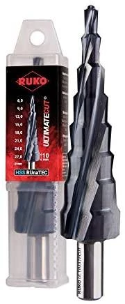 Pakopinis grąžtas RUKO ULTIMATECUT HSS Ø6-27mm