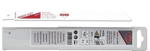 Pjūkleliai RUKO 8933 HSS 225x18x1,25mm Z10-14tpi