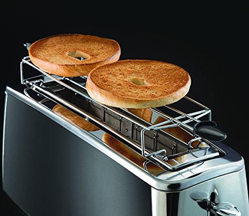 Russell Hobbs Luna Long Slot 2 riekelių skrudintuvas, pilkos spalvos