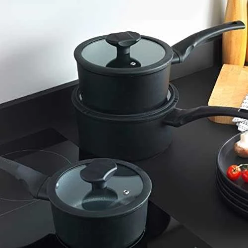 Russell Hobbs RH02131EU7 Crystaltech aukštas puodų rinkinys, 3 vnt.