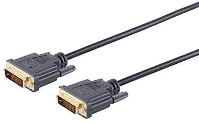 DVI-D į DVI-D kabelis 2m su auksinėmis jungtimis