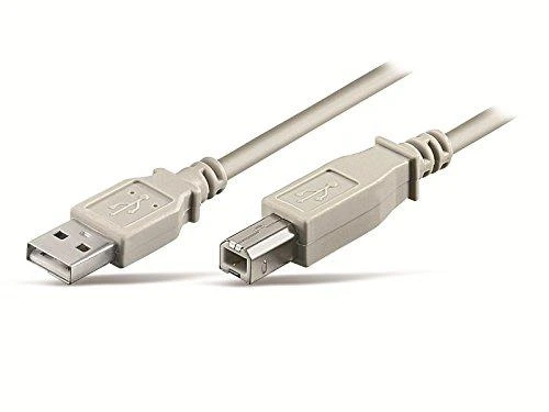 S-Conn Verschiedene Helos USB 2.0 jungties kabelis serija A iki B, 5 m, pilkas