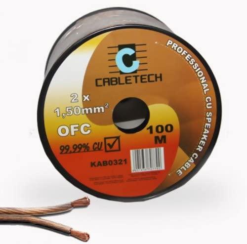 Cabletech Kolonėlių kabelis OFC 1.5mm 100m
