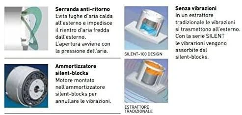 Venture Ventiliatorius SILENT-200 CZ DESIGN-3C (220-240V050HZ)