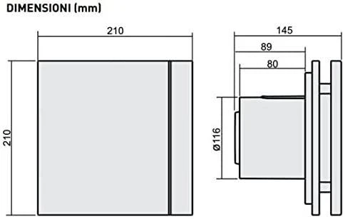 Venture Ventiliatorius SILENT-200 CZ DESIGN-3C (220-240V050HZ)