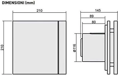Soler Amp Palau Palau Ventiliatorius SILENT-200 CRZ Sidabrinis DESIGN - 3C 5210606100