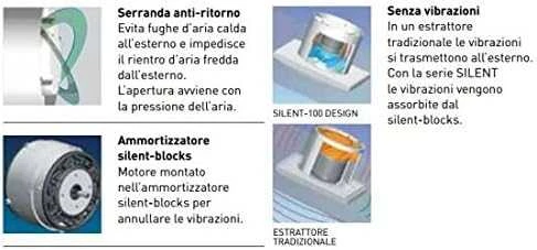 Soler Amp Palau Palau Ventiliatorius SILENT-200 CRZ Sidabrinis DESIGN - 3C 5210606100