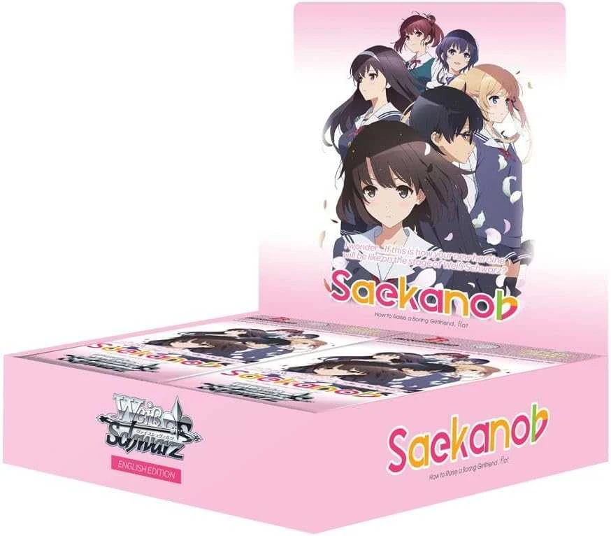 Bushiroad Weiß Juodas - Saekano How to Raise a Boring Girlfriend. flat Booster Ekranas (16 Packs)