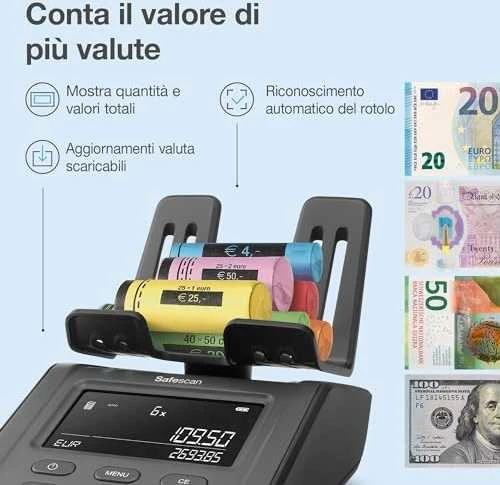 SafeScan Safescan 6175 Münz- und Banknotenwaage juodas