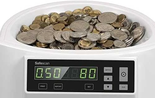 Spausdintuvas SFN Safescan 1250 Monetų skaičiavimo mašina Balta