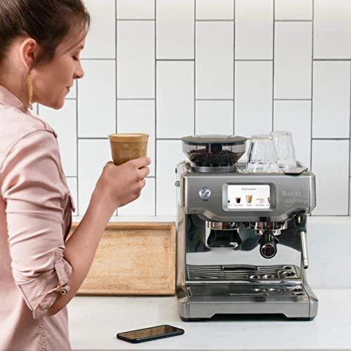 Kavos aparatas Espresso aparatas - Sage Barista Touch SES880BSS4EEU1, Integruotas Malūnas, Jutiklinis Ekranas, Plienas