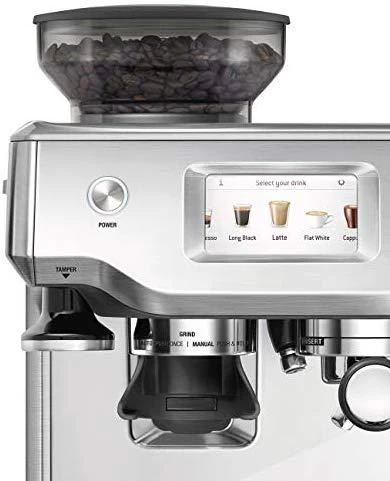 Kavos aparatas Espresso aparatas - Sage Barista Touch SES880BSS4EEU1, Integruotas Malūnas, Jutiklinis Ekranas, Plienas