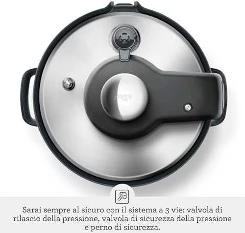 Virtuvinis kombainas Daugiafunkcinis puodas Sage SPR680 the Fast Slow™ Go