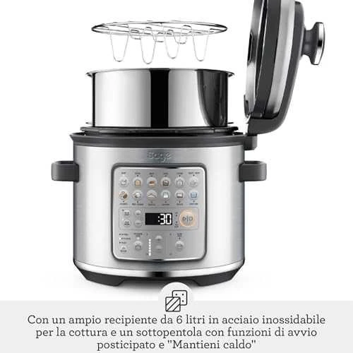 Virtuvinis kombainas Daugiafunkcinis puodas Sage SPR680 the Fast Slow™ Go