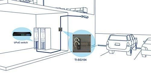 Šakotuvas Carruzzo Trendnet TI-SG104 tinklo dalytuvas Maitinimas per Eternetą (PoE) Juoda
