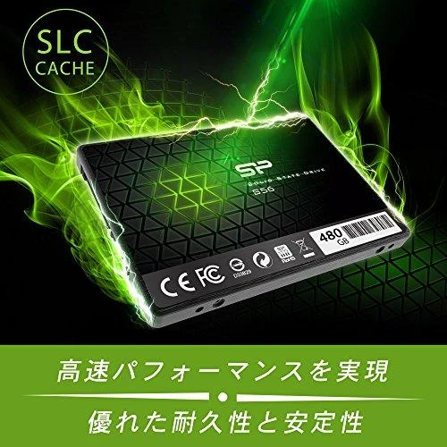 Silicon Power | S56 | 480 GB | SSD form factor 2.5" | Solid-state drive sąsaja SATA | Skaitymo greitis 560 MB/s | Rašymo greitis 530 MB/s