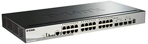 Šakotuvas D-LINK 28 prievadų išmanusis valdomas PoE Gigabit Stack jungiklis