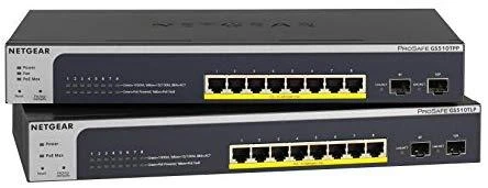 Šakotuvas Netgear Switch GS510TPP žiniatinklio valdymas, montuojamas ant stovo, 1 Gbps (RJ-45) jungčių kiekis 8, SFP jungčių kiekis 2, PoE+ jungčių kiekis 8, maitinimo tipas vienas
