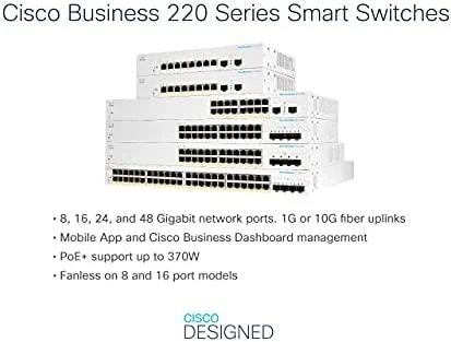 Šakotuvas Cisco CBS220 SMART 24-PORT GE 4X1G - SFP