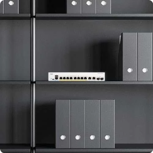 Šakotuvas Cisco CATALYST 1300 8-PORT GE POE EXT - PS 2X1G COMBO