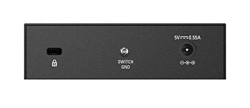 Šakotuvas D-LINK 5 prievadų 10/100 metalinio korpuso stalinio kompiuterio jungiklis